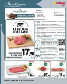 Volantino Conad City settimana 34 Pagina 6: Polpa extra in svizzere di bovino adulto CONAD Percorso Qualità €11,90