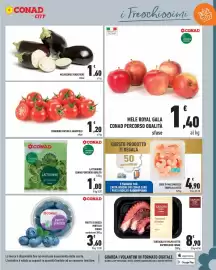 Volantino Conad City settimana 34 Pagina 7: Mele Royal Gala Conad Percorso Qualità €1,40