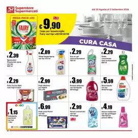 Volantino Sì con te Supermercati Pagina 22: Perlana detergente per colorati €3,99, Vernel concentrato €2,99