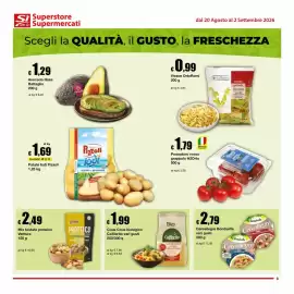 Volantino Sì con te Supermercati Pagina 3: Cous Cous biologico Colfiorito €1,99, Mix tostato proteico Ventura €2,49