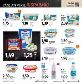Volantino Famila Superstore Pagina 6: Galbani Certosa €1,75, Linea formaggio €1,98