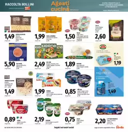 Volantino Famila Superstore Pagina 7: Kio-ene burger, cotoletta, mini falafel, tagliata assortiti vegetali €2,49