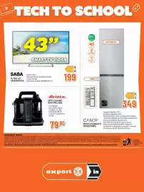 Volantino Extracoop Pagina 8: SABA TV FHD 43" €199,00, Candy frigo combinato CNCQ2T518EX €349,00