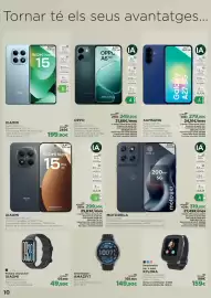 Catálogo El Corte Inglés Página 10: Oppo - a6 5g €249,90, Xiaomi - redmi note 15 €199,90