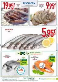 Folleto Masymas semana 34 Página 5: Langostino €9,95, Bacalada €5,95