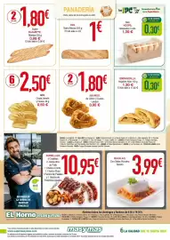 Folleto Masymas semana 34 Página 6: Baguete €1,80, Parrillada €10,95