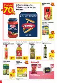 Folleto Alcampo Página 12: Coosur - aceite de oliva virgen extra €8,20, Carretilla - albondigas €1,10