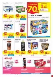 Folleto Alcampo Página 19: YAOS Griego €0,57, ACTIVIA Bífidus €0,87