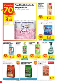 Folleto Alcampo Página 22: FOXY Papel higiénico Seda €3,60, WC NET Limpiatuberías o desatascador €2,10