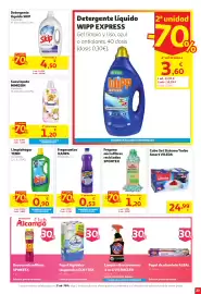 Folleto Alcampo Página 23: SKIP Detergente Líquido €4,50, WIPP EXPRESS Detergente líquido €3,60