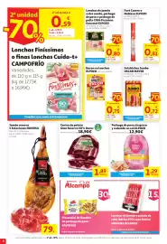 Folleto Alcampo Página 6: CAMPOFRÍO Lonchas Finíssimas o finas lonchas Cuida-t+ €0,59