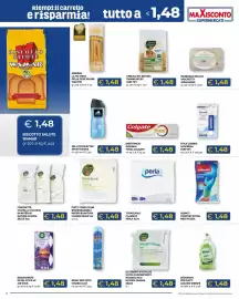 Volantino Maxisconto Pagina 4: Grissini La Fattoria delle cose buone €1,48, Guanti comfort extra medi vileda €1,48