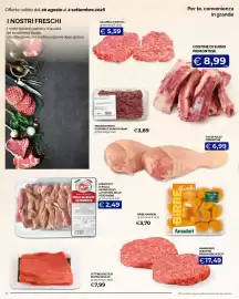 Volantino Maxisconto Pagina 8: Hamburger di bovino piemontese scelto €17,49, Birbe Amadori €3,70
