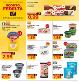 Volantino Alì Supermercati Pagina 12: Budino Muu Muu Cameo €1,99, Pesto Giovanni Rana €1,99