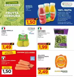 Volantino Alì Supermercati Pagina 4: Carote ogni giorno €1,50, Limoni verdello Citrus €1,49