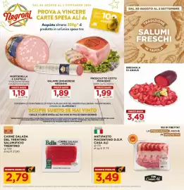 Volantino Alì Supermercati Pagina 9: Antipasto piacentino D.O.P. Casa Ali €3,49, Bresaola di Angus €3,49