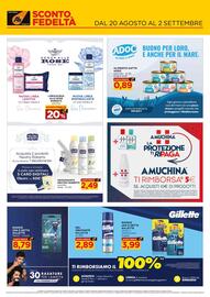 Volantino Alì Supermercati Pagina 4: Gel idratante Gillette €2,89, Deodorante Neutro Roberts €2,49