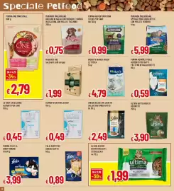 Volantino Famila Superstore Pagina 18: Miglior cane I Preferiti Bocconi in salsa con manzo e verdure €0,75