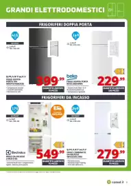 Volantino Comet Pagina 3: Beko frigo doppia porta €229,99, Smartway frigo doppia porta tnf €399,99