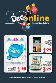 Volantino Deco Supermercati Pagina 21: Vera acqua minerale naturale €1,98, Sammontana Amando €3,29