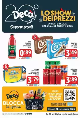 Volantino Deco Supermercati (valido fino al 31-08)