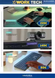 Volantino Euronics Pagina 16: Logitech MX Brio €149,00, MX Keys S €89,00
