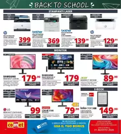 Volantino Comet Pagina 12: Brother multifunzione laser a colori MFCL3740CDWE €369,00, Brother multifunzione laser €139,90