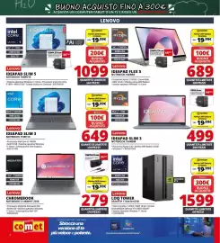 Volantino Comet Pagina 2: Lenovo IDEAPAD SLIM 3 €499,00, Lenovo IDEAPAD SLIM 5 €1.099,00