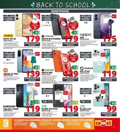 Volantino Comet Pagina 21: Motorola Moto G06 Smartphone €129,00, Oppo A6K smartphone €175,00
