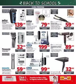 Volantino Comet Pagina 29: Panasonic rasoi senza fili €32,99, Piastra steam ceramic & keratin 11915 Bellissima Italia €59,90