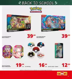 Volantino Comet Pagina 39: Tin da collezione Mega Chiarodiluna €19,99, Pokémon Mister 2 Buste - Zarude €12,99