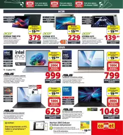 Volantino Comet Pagina 5: ASUS VIVOBOK 14 €799,00, Acer Iconia V11 €229,00