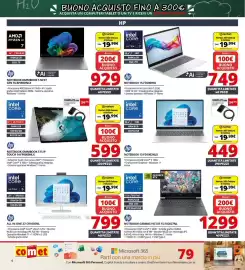 Volantino Comet Pagina 6: HP All in One 27-CR1005NL €799,00, Notebook Gaming Victus €1.299,00
