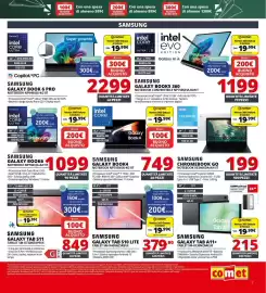 Volantino Comet Pagina 7: Samsung Chromebook Go €199,00, Samsung Galaxy Tab A11+ €215,00