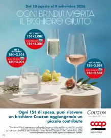 Volantino Coop Reno Pagina 10: SET 2 FLUTE €17,50, SET 2 CALICI €17,50