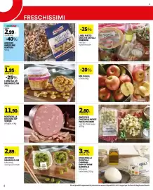 Volantino Coop Reno Pagina 4: Lupini Salati Madama Oliva €1,95, Arachidi Americane Ventura €2,99