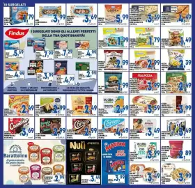 Volantino DEM Pagina 10: Algida Cornetto Mini Panna/Caramello €4,49, Algida cookie remix €2,99