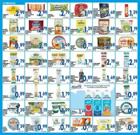 Volantino DEM Pagina 12: Centrale del latte di Roma yogurt intero bio banana/bianco/mirtillo €1,19
