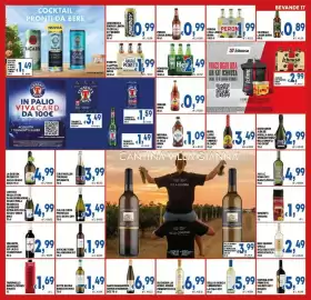 Volantino DEM Pagina 17: Messina cristalli di sale birra €1,09, Peroni cru da birra €0,99