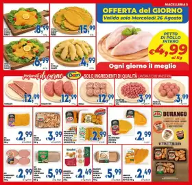 Volantino DEM Pagina 5: Ali di pollo panate €4,99, Aia gran dorate viennese €2,99