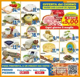 Volantino DEM Pagina 7: Bocconcino €8,99, Sabelli scamorza bianca/affumicata €9,99