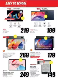 Volantino MediaWorld Pagina 11: Tablet Redmi Pad 2 Pro €269,00, TCL NXT PAPER 11Plus €219,00