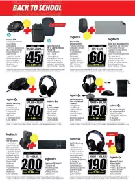 Volantino MediaWorld Pagina 15: Logitech Mouse Gaming 502 Hero €70,00, Mouse 510 hp €45,00