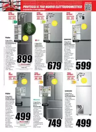 Volantino MediaWorld Pagina 30: Frigorifero Combinato LG €679,00, Frigorifero Multidoor 3 porte Hisense €749,00