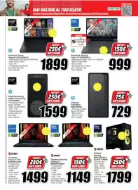 Volantino MediaWorld Pagina 7: Notebook Omen Hyperx €1.899,00, Notebook Gaming Victus €999,00