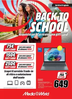 MediaWorld (valido fino al 31-08)
