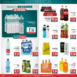 Volantino Altasfera Pagina 12: Aperol Spritz €3,99, Monster Energy €0,89