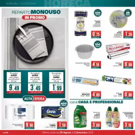 Volantino Altasfera Pagina 14: Alluminio CUKI €9,99, Piatti Royal riutilizzabili piani/fondi €1,29