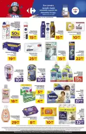 Folheto Carrefour semana 34 Página 6: Hidratante corporal Nivea Fragrâncias €15,99, Fralda babysec ultra mega €37,90