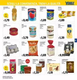 Volantino Hurrà Pagina 13: Filetti di Tonno in Olio di Oliva Mare €3,79, Pesto cremoso alla Genovese senza aglio €1,09